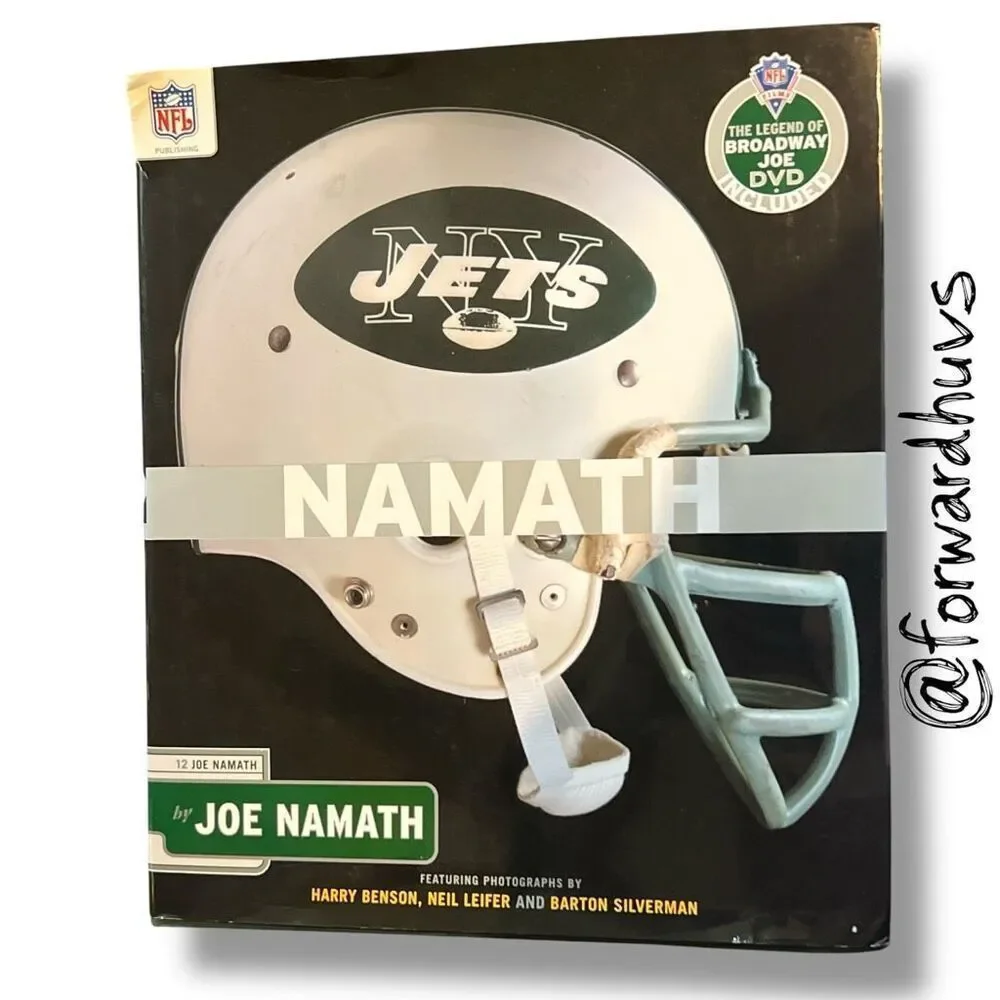 NAMATH by Joe Namath 12 Book & DVD